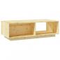 Preview: Couchtisch 110x50x33,5 cm Massivholz Tanne