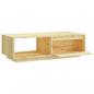 Preview: Couchtisch 110x50x33,5 cm Massivholz Tanne