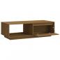 Preview: Couchtisch Honigbraun 110x50x33,5 cm Massivholz Kiefer