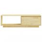 Preview: TV-Schrank 110x30x33,5 cm Massivholz Kiefer