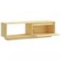 Preview: TV-Schrank 110x30x33,5 cm Massivholz Kiefer