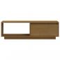 Preview: TV-Schrank Honigbraun 110x30x33,5 cm Massivholz Kiefer