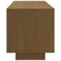 Preview: TV-Schrank Honigbraun 110x30x33,5 cm Massivholz Kiefer