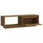 Preview: TV-Schrank Honigbraun 110x30x33,5 cm Massivholz Kiefer