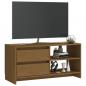 Preview: TV-Schrank Honigbraun 80x31x39 cm Massivholz Kiefer