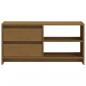 Preview: TV-Schrank Honigbraun 80x31x39 cm Massivholz Kiefer