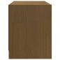 Preview: TV-Schrank Honigbraun 80x31x39 cm Massivholz Kiefer