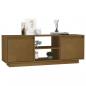 Preview: TV-Schrank Honigbraun 110x30x40 cm Massivholz Kiefer