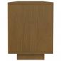 Preview: TV-Schrank Honigbraun 110x30x40 cm Massivholz Kiefer