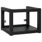 Preview: Badezimmer Wand-Waschtischgestell Schwarz 40x38x31 cm Eisen