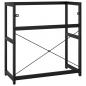 Preview: Badezimmer Waschtischgestell Schwarz 79x38x83 cm Eisen