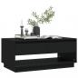 Preview: Couchtisch Schwarz 102,5x55x44 cm Holzwerkstoff