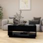 Preview: Couchtisch Schwarz 102,5x55x44 cm Holzwerkstoff