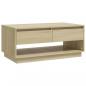 Preview: Couchtisch Sonoma-Eiche 102,5x55x44 cm Holzwerkstoff