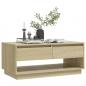 Preview: Couchtisch Sonoma-Eiche 102,5x55x44 cm Holzwerkstoff