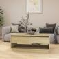 Preview: Couchtisch Sonoma-Eiche 102,5x55x44 cm Holzwerkstoff