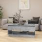 Preview: Couchtisch Betongrau 102,5x55x44 cm Holzwerkstoff