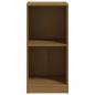 Preview: Beistellschrank Honigbraun 35,5x33,5x76 cm Massivholz Kiefer