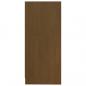 Preview: Beistellschrank Honigbraun 35,5x33,5x76 cm Massivholz Kiefer