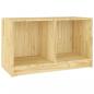 Preview: TV-Schrank 70x33x42 cm Massivholz Kiefer