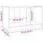 Preview: TV-Schrank 70x33x42 cm Massivholz Kiefer