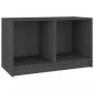 Preview: TV-Schrank Grau 70x33x42 cm Massivholz Kiefer