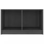 Preview: TV-Schrank Grau 70x33x42 cm Massivholz Kiefer