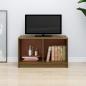 Preview: ARDEBO.de - TV-Schrank Honigbraun 70x33x42 cm Massivholz Kiefer