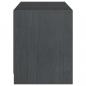 Preview: TV-Schrank Grau 104x33x41 cm Massivholz Kiefer