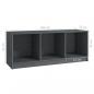 Preview: TV-Schrank Grau 104x33x41 cm Massivholz Kiefer