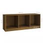 Preview: TV-Schrank Honigbraun 104x33x41 cm Massivholz Kiefer