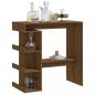 Preview: Bartisch mit Regal Braun Eiche 100x50x101,5cm Holzwerkstoff