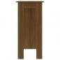 Preview: Bartisch mit Regal Braun Eiche 102x50x103,5 cm Holzwerkstoff