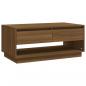 Preview: Couchtisch Braun Eichen-Optik 102,5x55x44 cm Holzwerkstoff