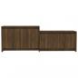 Preview: TV-Schrank Braun Eichen-Optik 146,5x35x50 cm Holzwerkstoff