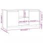 Preview: TV-Schrank Grau Sonoma 102x37,5x52,5 cm Holzwerkstoff