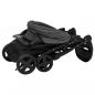 Preview: 2-in-1 Kinderwagen Dunkelgrau und Schwarz Stahl