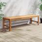 Preview: ARDEBO.de - Gartenbank 150 cm Massivholz Teak