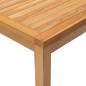 Preview: Garten-Esstisch 110x110x77 cm Massivholz Teak