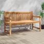 Preview: ARDEBO.de - Gartenbank 150 cm Massivholz Teak