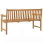 Preview: Gartenbank 150 cm Massivholz Teak