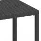 Preview: Sonnenliegen 2 Stk. mit Tisch Poly Rattan Schwarz