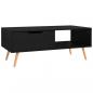 Preview: Couchtisch Schwarz 100x49,5x43 cm Holzwerkstoff