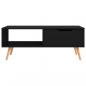 Preview: Couchtisch Schwarz 100x49,5x43 cm Holzwerkstoff