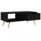 Preview: Couchtisch Schwarz 100x49,5x43 cm Holzwerkstoff