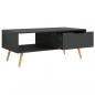 Preview: Couchtisch Grau 100x49,5x43 cm Holzwerkstoff