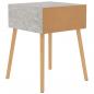 Preview: Nachttische 2 Stk. Betongrau 40x40x56 cm Holzwerkstoff