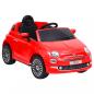 Preview: ARDEBO.de - Kinder-Elektroauto Fiat 500 Rot