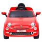 Preview: Kinder-Elektroauto Fiat 500 Rot