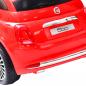 Preview: Kinder-Elektroauto Fiat 500 Rot